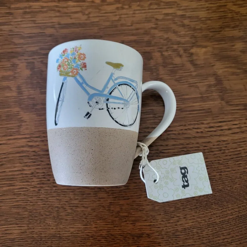 tag Home Decor Pretty Bicycle Blossom Mug